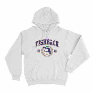 Fishback Collegiate Unisex Hoodie White