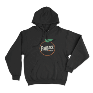 Fishback For Florida Orange Logo Unisex Hoodie Black