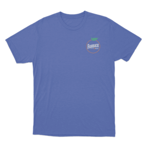 Fishback For Florida Orange Logo Unisex T Shirt Blue 1