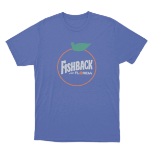 Fishback Logo Unisex T Shirt Blue